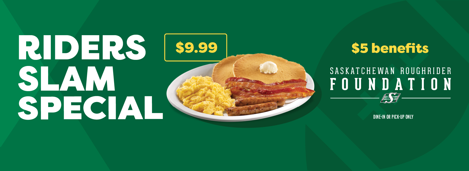 Saskatchewan Roughrider Foundation Riders slam special